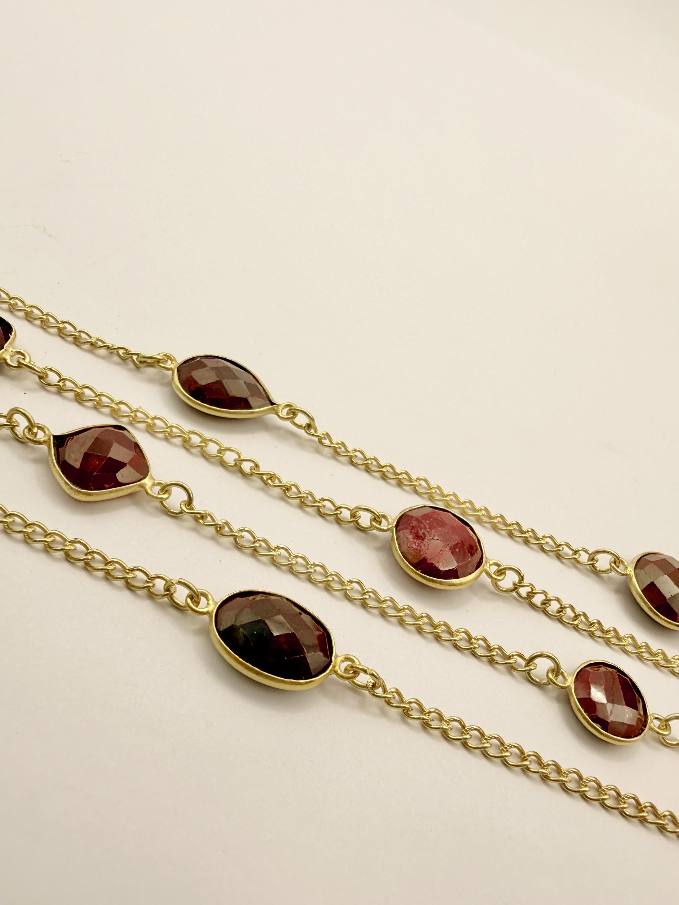 Gemstone Bezel Link